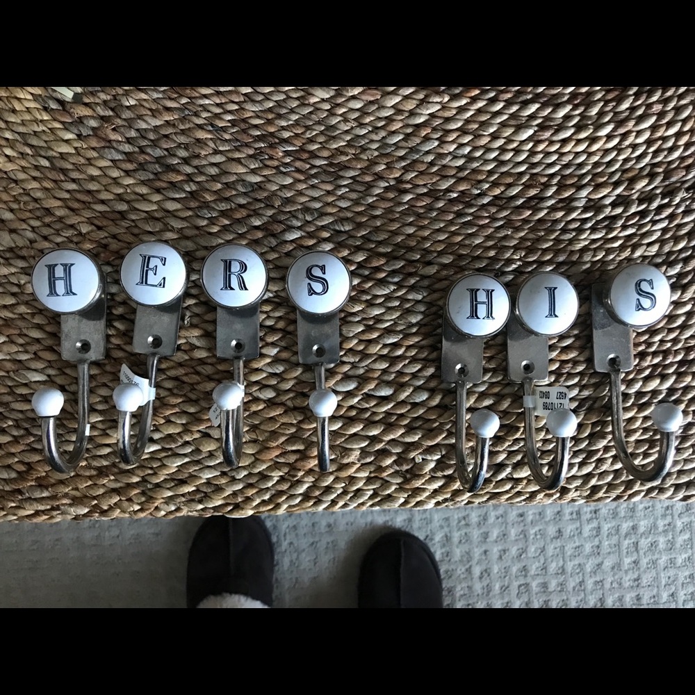 Anthropologie Letter Hooks
